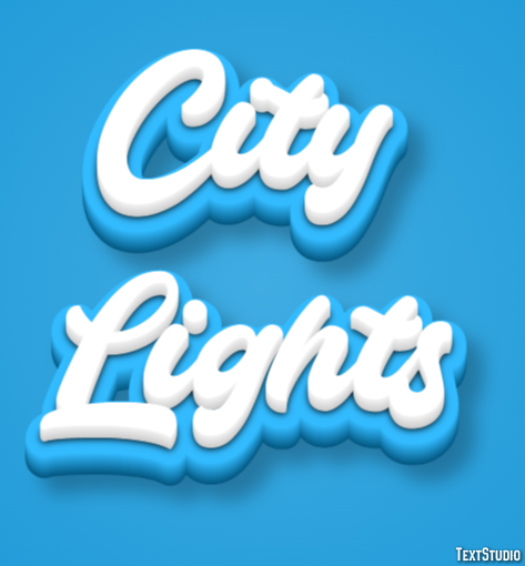 City Lights Text Effect