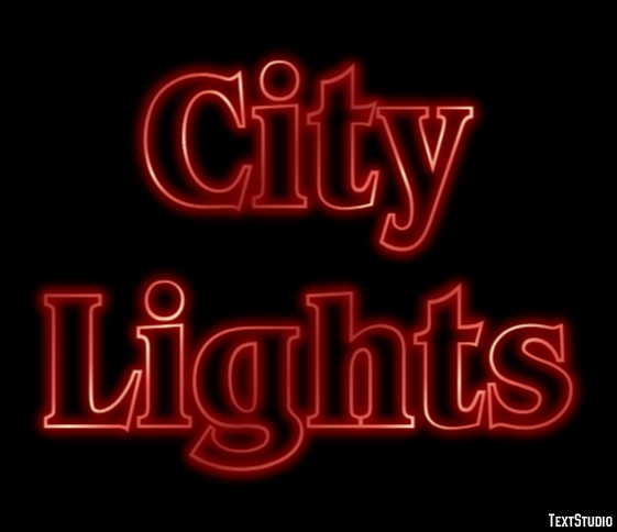 City Lights Text Effect