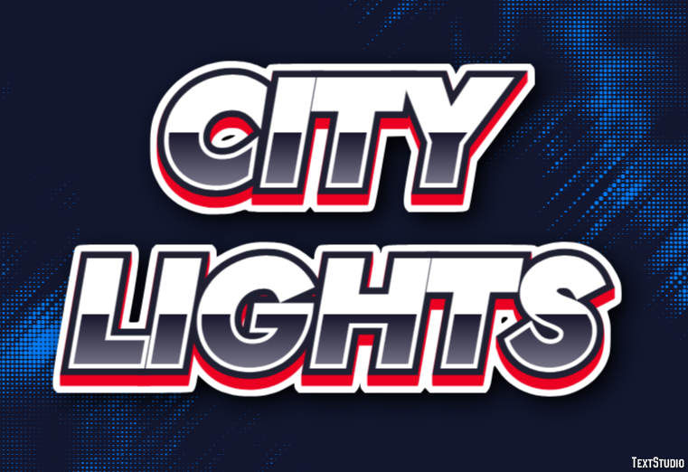 City Lights Effetto testo