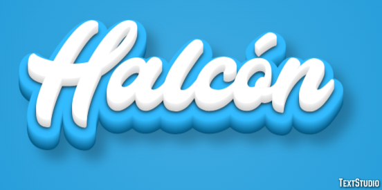 Halcón Efecto de Texto