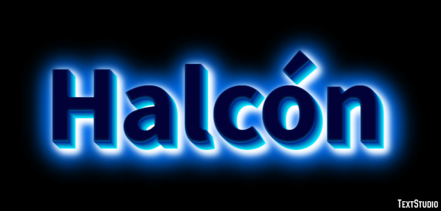 Halcón Efecto de Texto