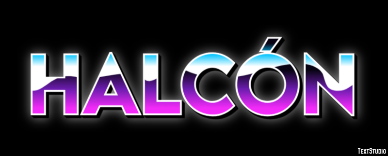Halcón Efecto de Texto