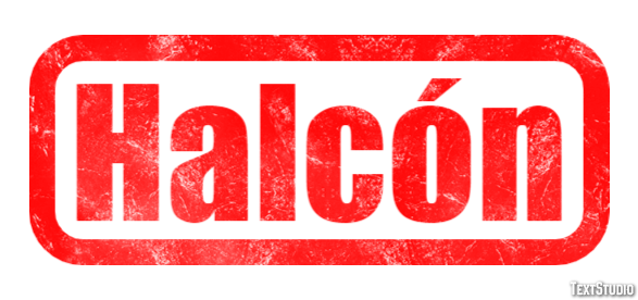 Halcón Efecto de texto