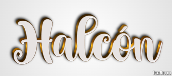 Halcón Text Effect