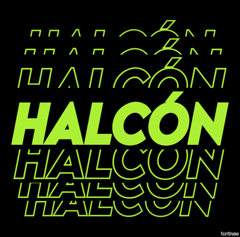 Halcón Efecto de Texto