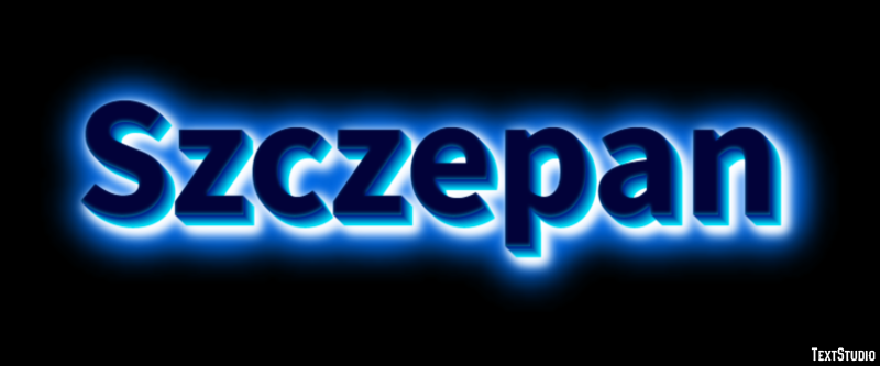 Szczepan テキスト効果