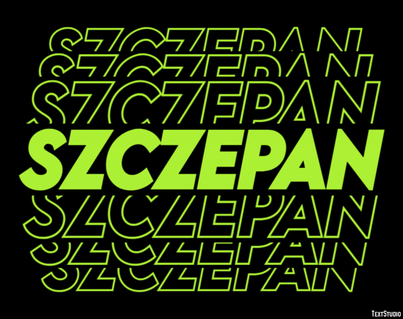 Szczepan Эффект текста