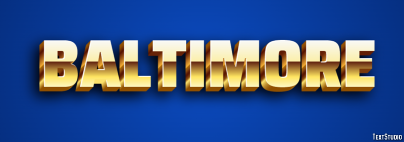 Baltimore Effetto testo