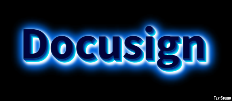Docusign Efekt tekstowy