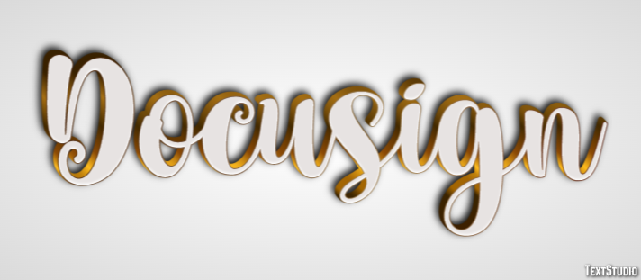 Docusign Tekst Effect