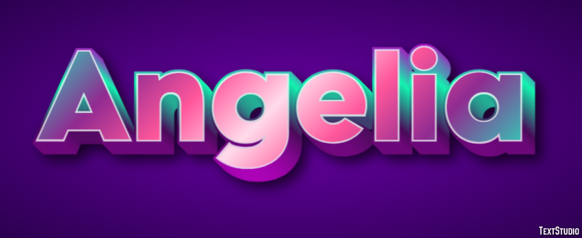 Angelia Tekst Effect