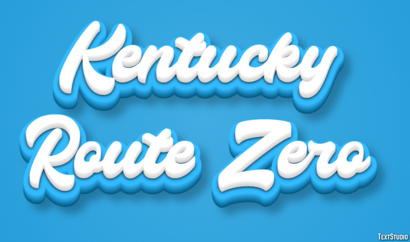 Kentucky Route Zero Text Effect