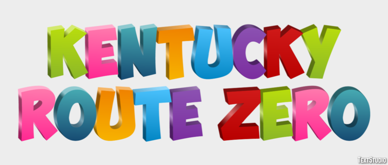 Kentucky Route Zero Texteffekt