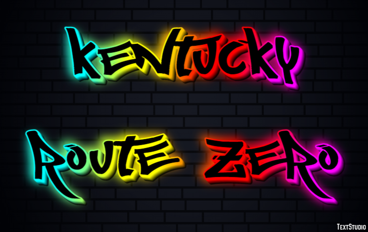 Kentucky Route Zero Text Effect