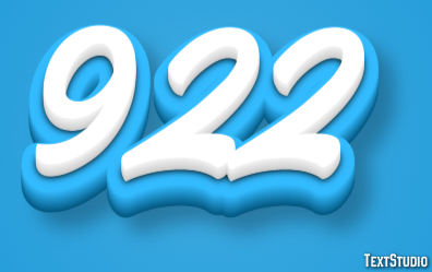 922 Text Effect