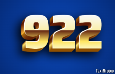 922 Text Effect
