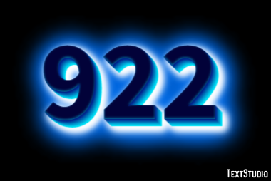 922 Text Effect