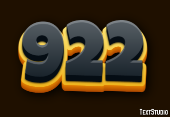 922 Text Effect