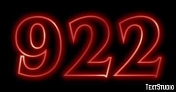 922 Text Effect