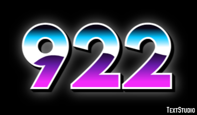 922 Text Effect