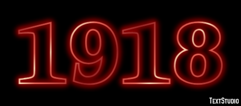 1918 Effetto testo