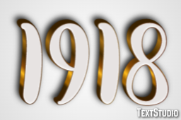 1918 Effetto testo