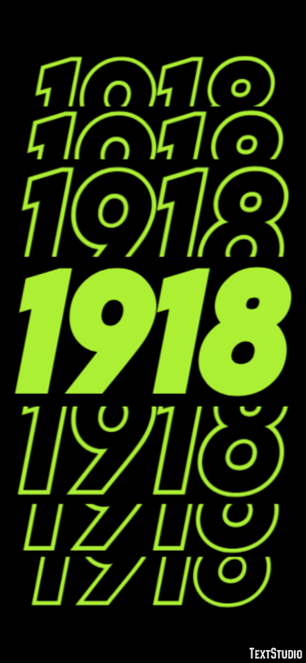 1918 Effetto testo