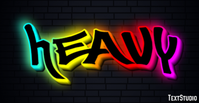 Heavy Efekt tekstowy