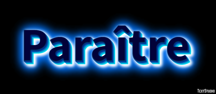 Paraître Effet de texte