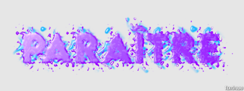 Paraître Effet de texte