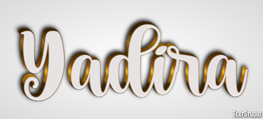 Yadira Efecto de Texto