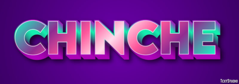 Chinche Efecto de texto