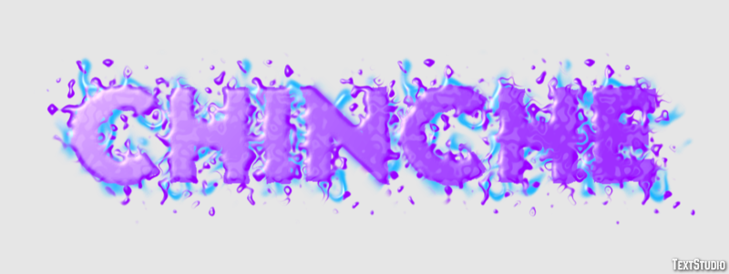 Chinche Efecto de texto