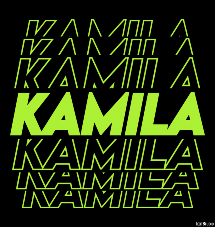 Kamila Tekst Effect
