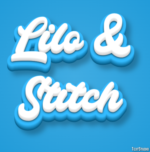 Lilo & Stitch Text Effect