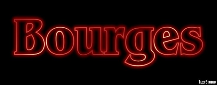 Bourges Efekt tekstowy