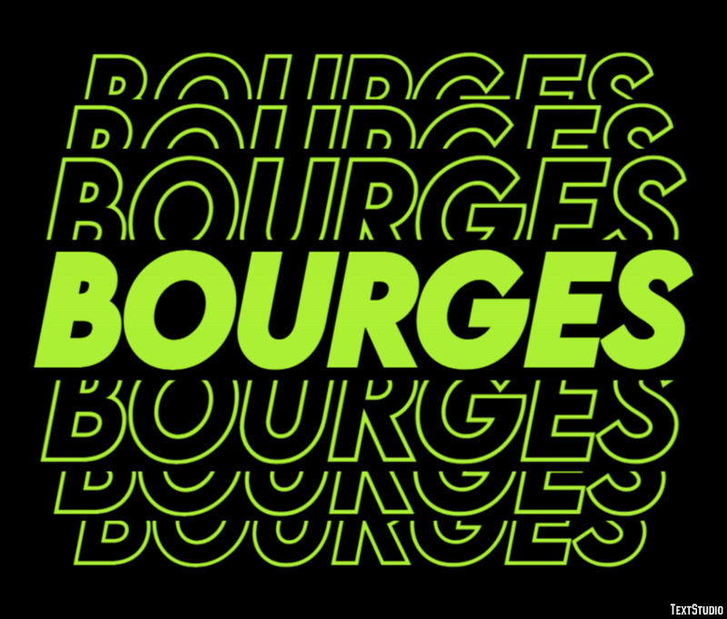 Bourges Efekt tekstowy