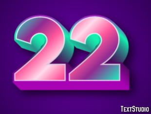 22 Efecto de Texto