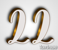 22 Efecto de Texto