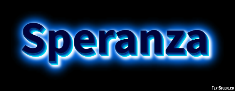 Speranza Effetto testo
