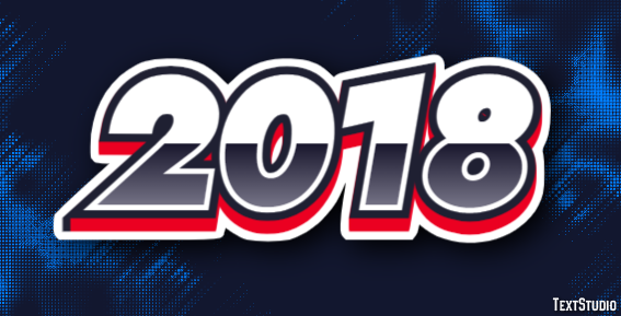 2018 テキスト効果