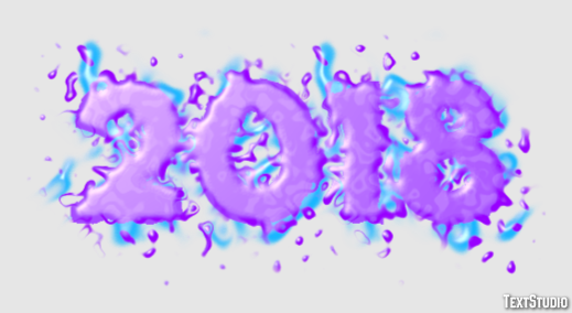2018 Efecto de Texto