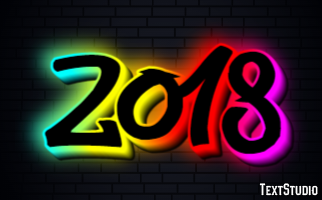 2018 Efecto de Texto
