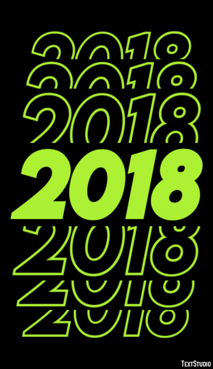2018 Efecto de Texto