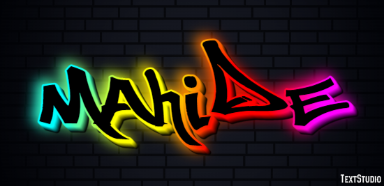Mahide Text Effect