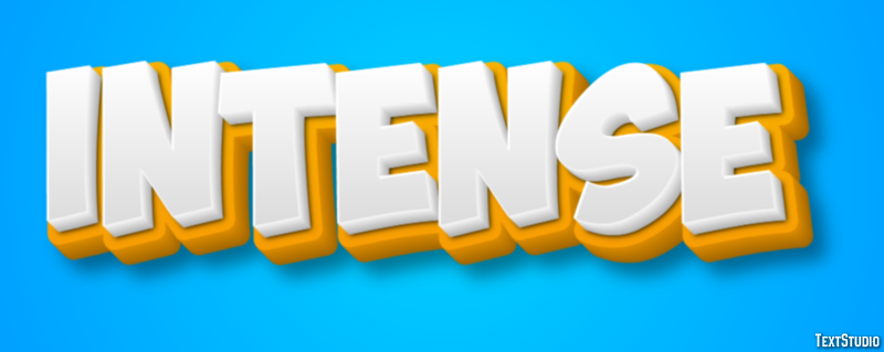 Intense Text Effect