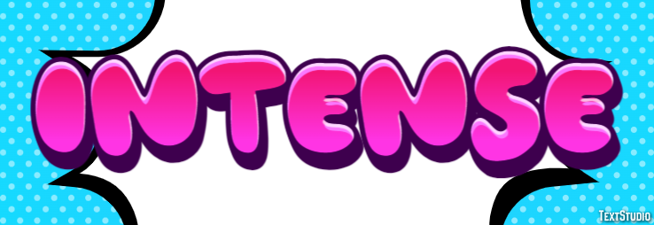 Intense Эффект текста