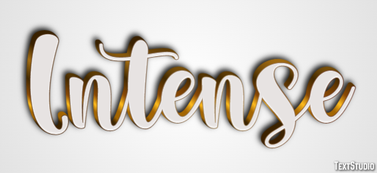 Intense Text Effect