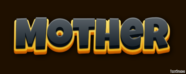 Mother Text Effect
