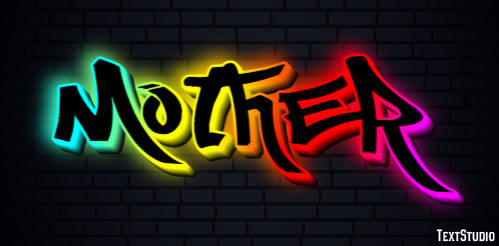 Mother Text Effect